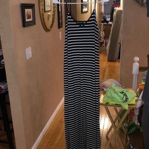 Striped maxi dress
